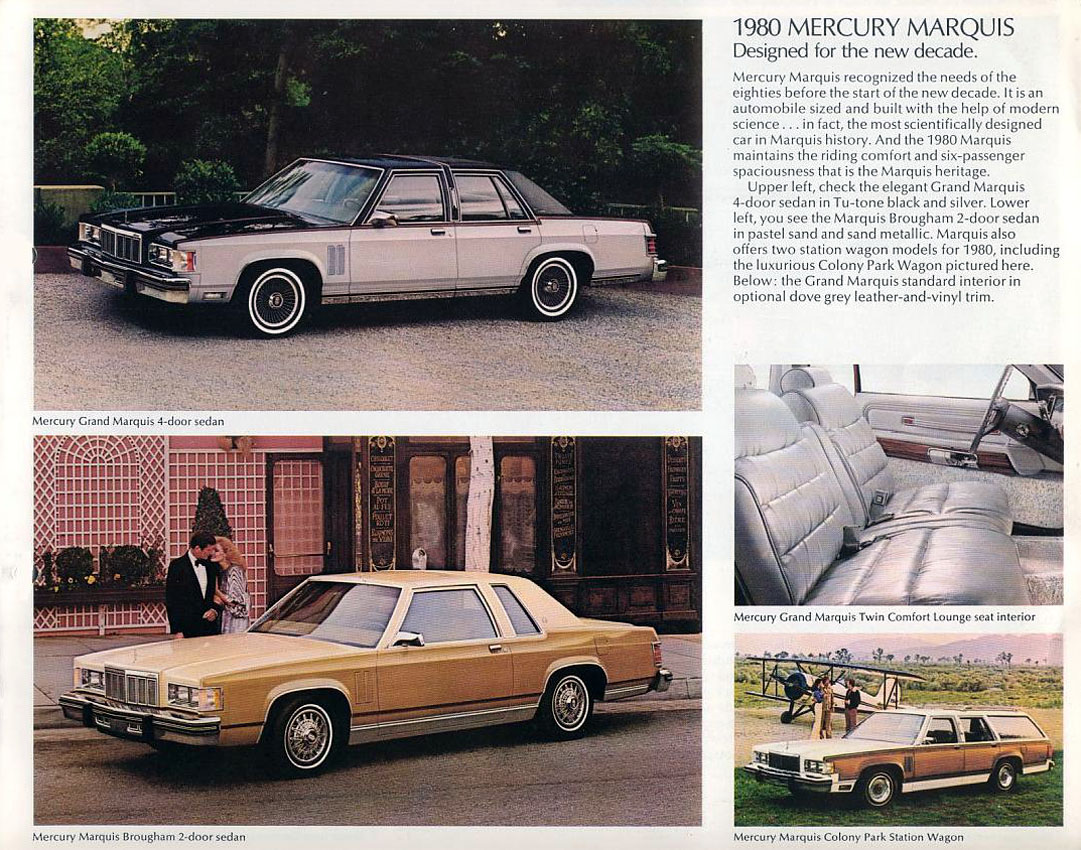 1980 Lincoln Mercury Brochure Page 3